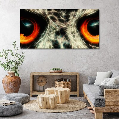 Eyes of Fire and Mystery Canvas print