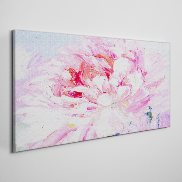 Art abstract flower Canvas print