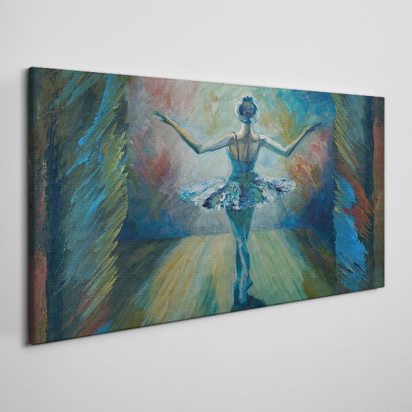 Dancer in a ballet dance Canvas Wall art