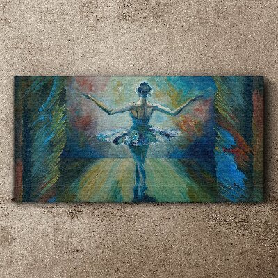 Dancer in a ballet dance Canvas Wall art