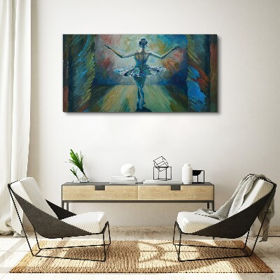 Dancer in a ballet dance Canvas Wall art