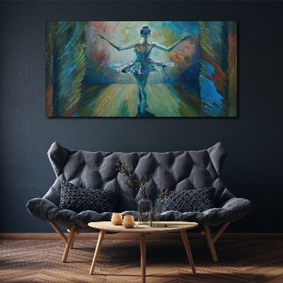 Dancer in a ballet dance Canvas Wall art