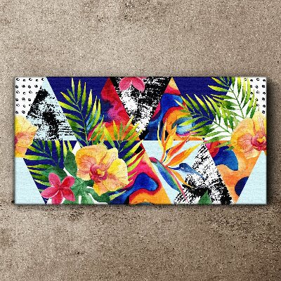 Flower pattern Canvas print