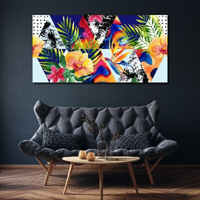 Tropical Mosaic of Colors Canvas print