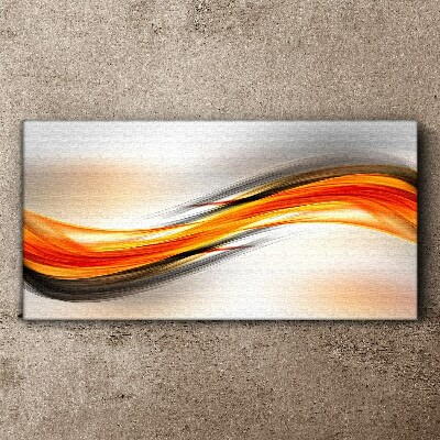 Dynamic color waves Canvas print