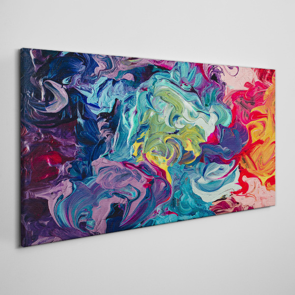 A colorful whirlwind of emotions Canvas print
