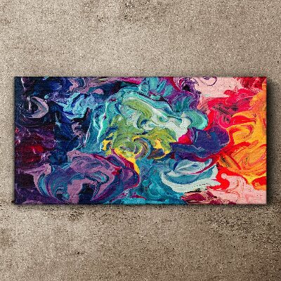 A colorful whirlwind of emotions Canvas print