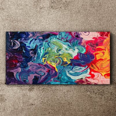 Painting abstraction Canvas print