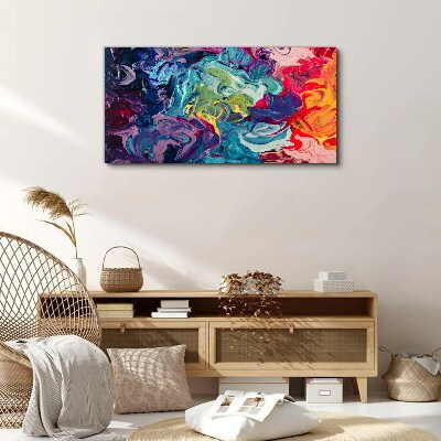 A colorful whirlwind of emotions Canvas print