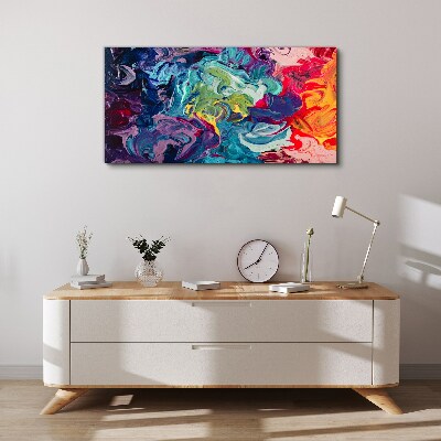 A colorful whirlwind of emotions Canvas print