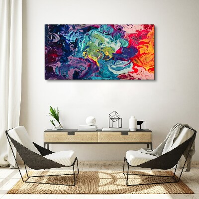 A colorful whirlwind of emotions Canvas print