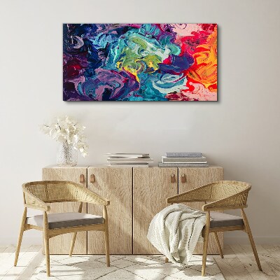 A colorful whirlwind of emotions Canvas print
