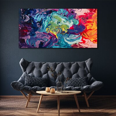 A colorful whirlwind of emotions Canvas print