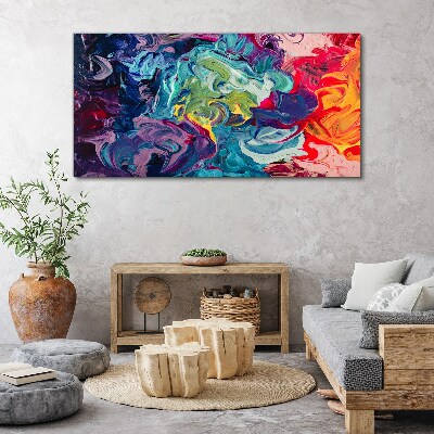 A colorful whirlwind of emotions Canvas print