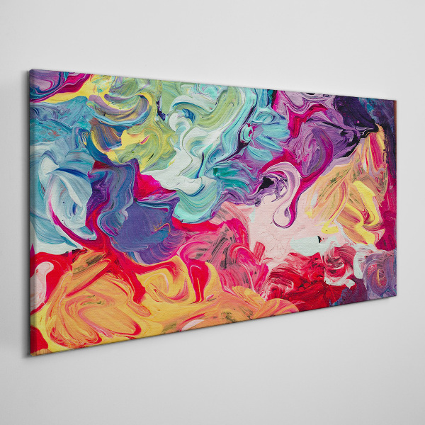 A colorful whirlwind of emotions Canvas print