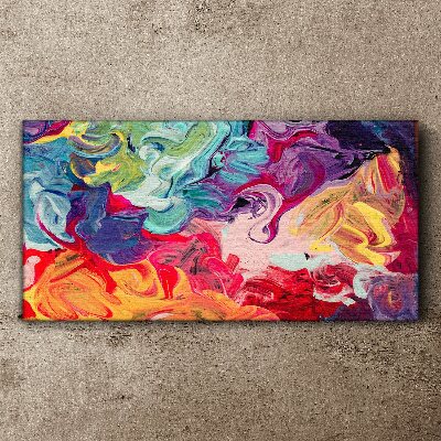 A colorful whirlwind of emotions Canvas print