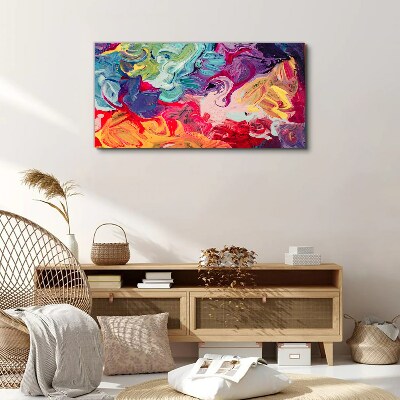 A colorful whirlwind of emotions Canvas print