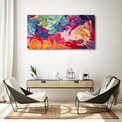 A colorful whirlwind of emotions Canvas print