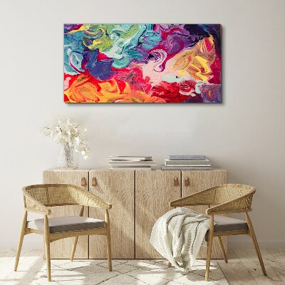 A colorful whirlwind of emotions Canvas print
