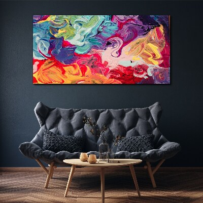 A colorful whirlwind of emotions Canvas print