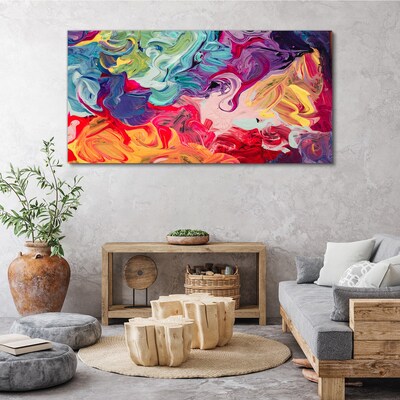 A colorful whirlwind of emotions Canvas print
