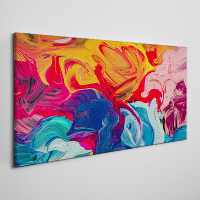 A colorful wave of emotions Canvas print