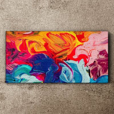 A colorful wave of emotions Canvas print