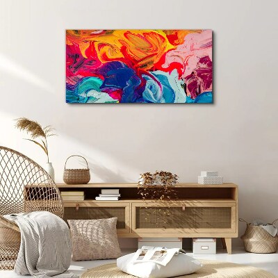 A colorful wave of emotions Canvas print