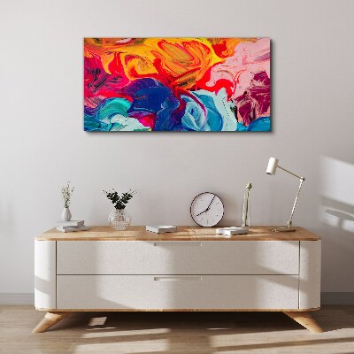 A colorful wave of emotions Canvas print