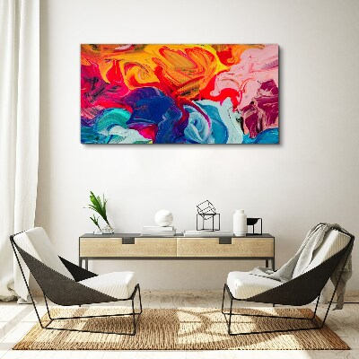 A colorful wave of emotions Canvas print