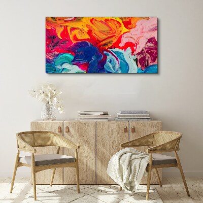 A colorful wave of emotions Canvas print