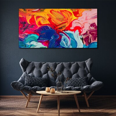 A colorful wave of emotions Canvas print