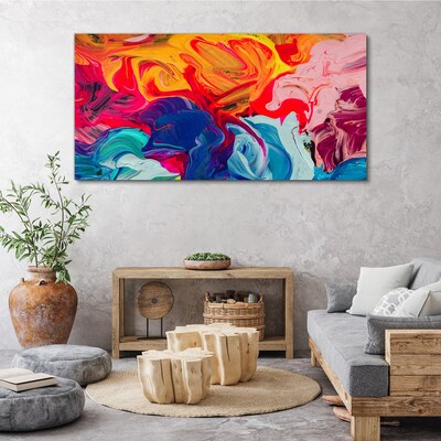 A colorful wave of emotions Canvas print