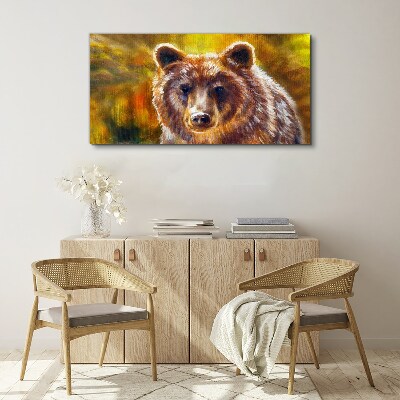 Bear animal Canvas print