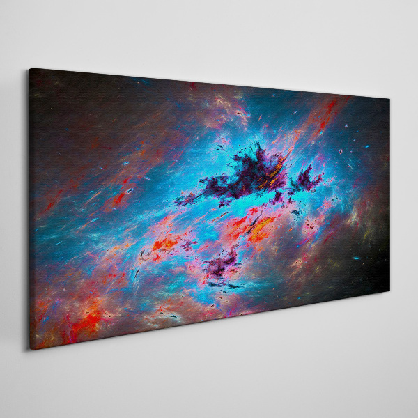 Cosmic dance of colors Canvas print