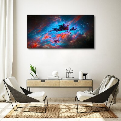 Cosmic dance of colors Canvas print