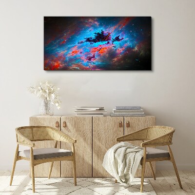 Cosmic dance of colors Canvas print