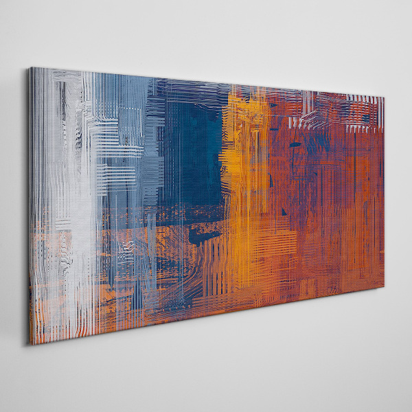 Dynamic shades of abstraction Canvas Wall art