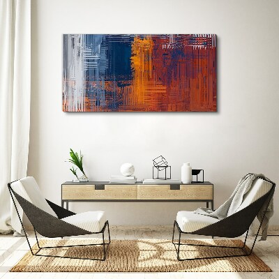 Dynamic shades of abstraction Canvas Wall art
