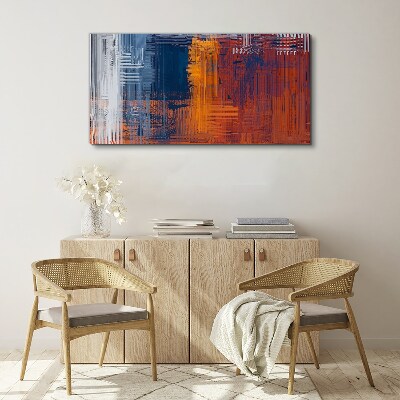 Dynamic shades of abstraction Canvas Wall art