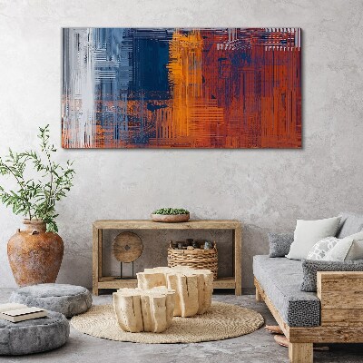 Dynamic shades of abstraction Canvas Wall art