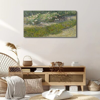 Abstraction forest grass Canvas Wall art