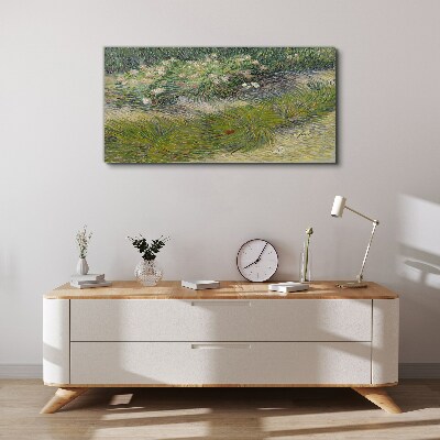 Abstraction forest grass Canvas Wall art