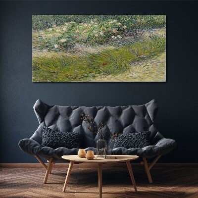 Abstraction forest grass Canvas Wall art