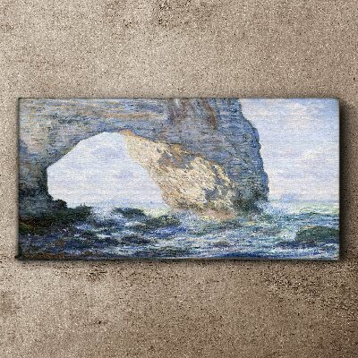 The Manneporte Monet Canvas print