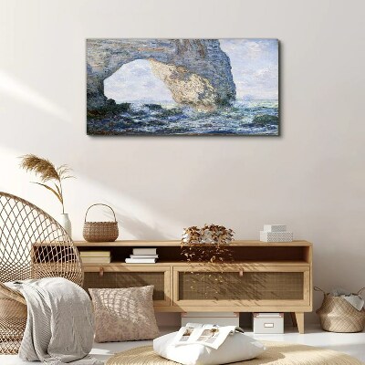 The Manneporte Monet Canvas print