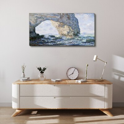 The Manneporte Monet Canvas print