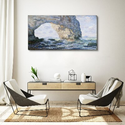 The Manneporte Monet Canvas print