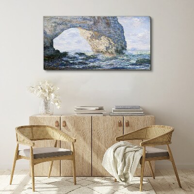 The Manneporte Monet Canvas print