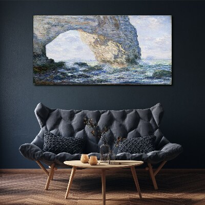 The Manneporte Monet Canvas print